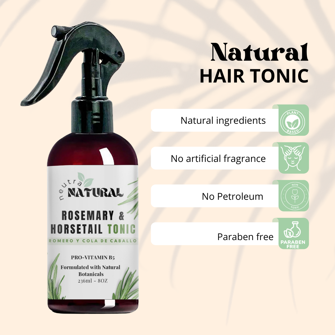 Rosemary & Horsetail Tonic with Vitamin B5 -All natural ingredients