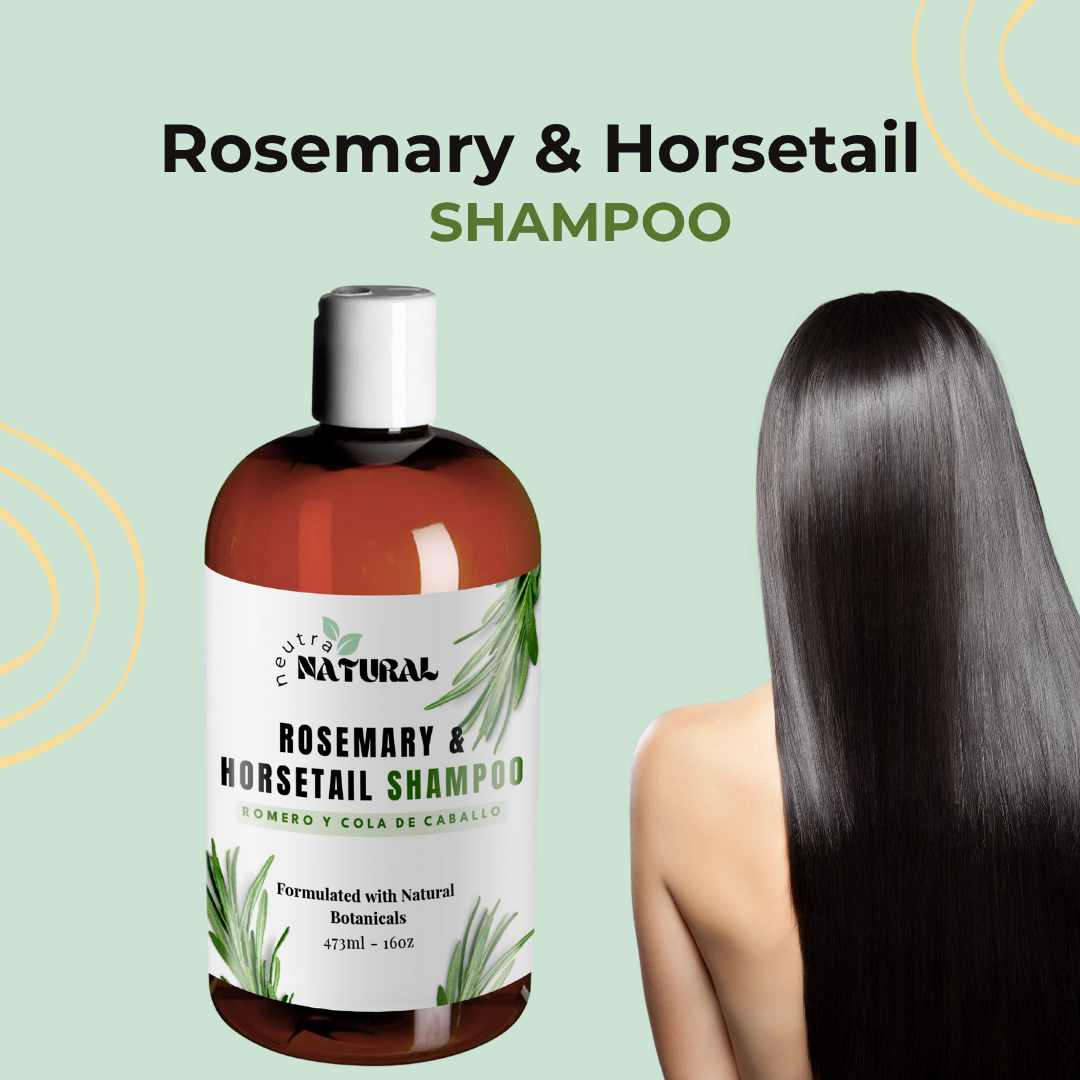 Neutra Natural Rosemary & Horsetail Shampoo.