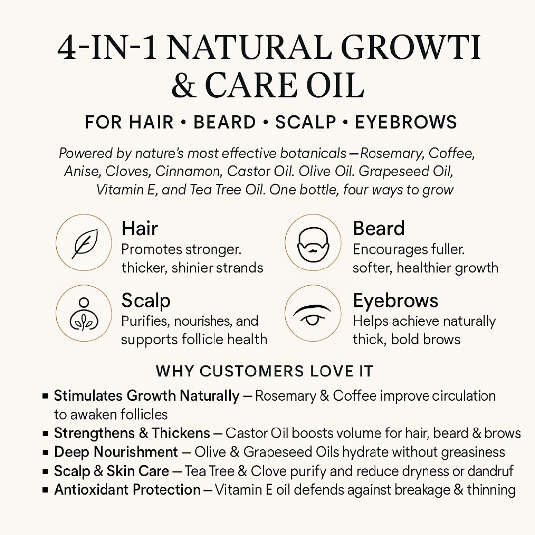 Neutra natural Hair Growth oil- Plant based ingredients Rosemary