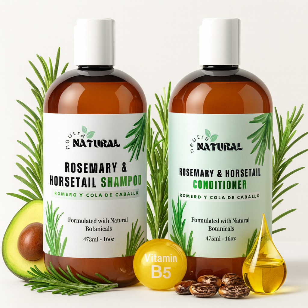 Natural Hair Growth Shampoo  & Conditioner , Hair oil bundle