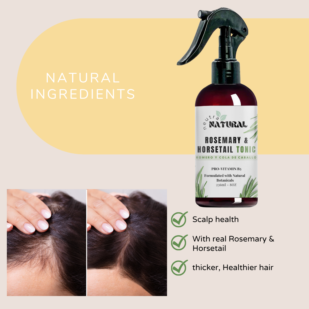 Rosemary and horsetail Hair Tonic and Hair oil