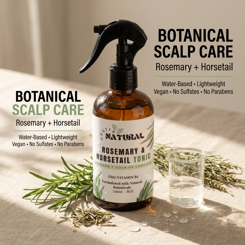 Neutra Natural- Duo de Tonico con Aceite Herbal Para el cabello.