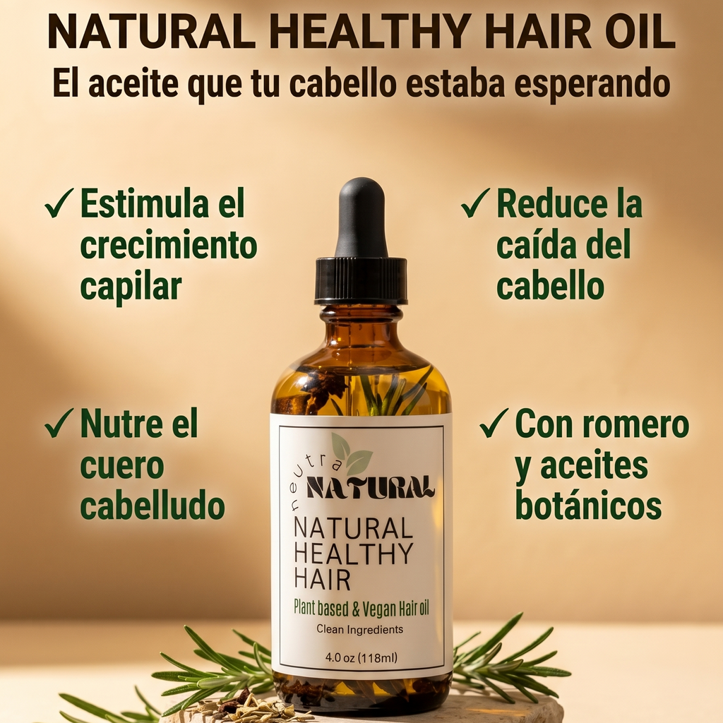 Neutra Natural Healthy Hair Aceite botanico Herbal para el Cabello