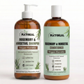 Neutra natural Kit herbal de shampoo y acondicionador con Keratina vegana, romero y cola de caballo.