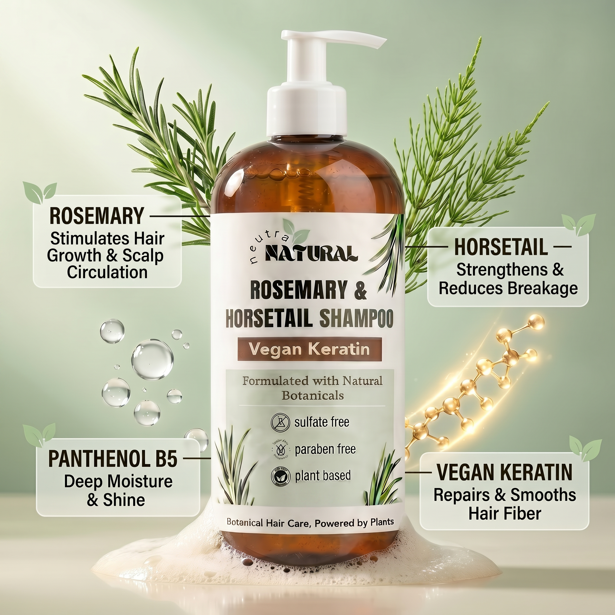 Neutra Natural Healthy Hair Aceite botanico Herbal para el Cabello