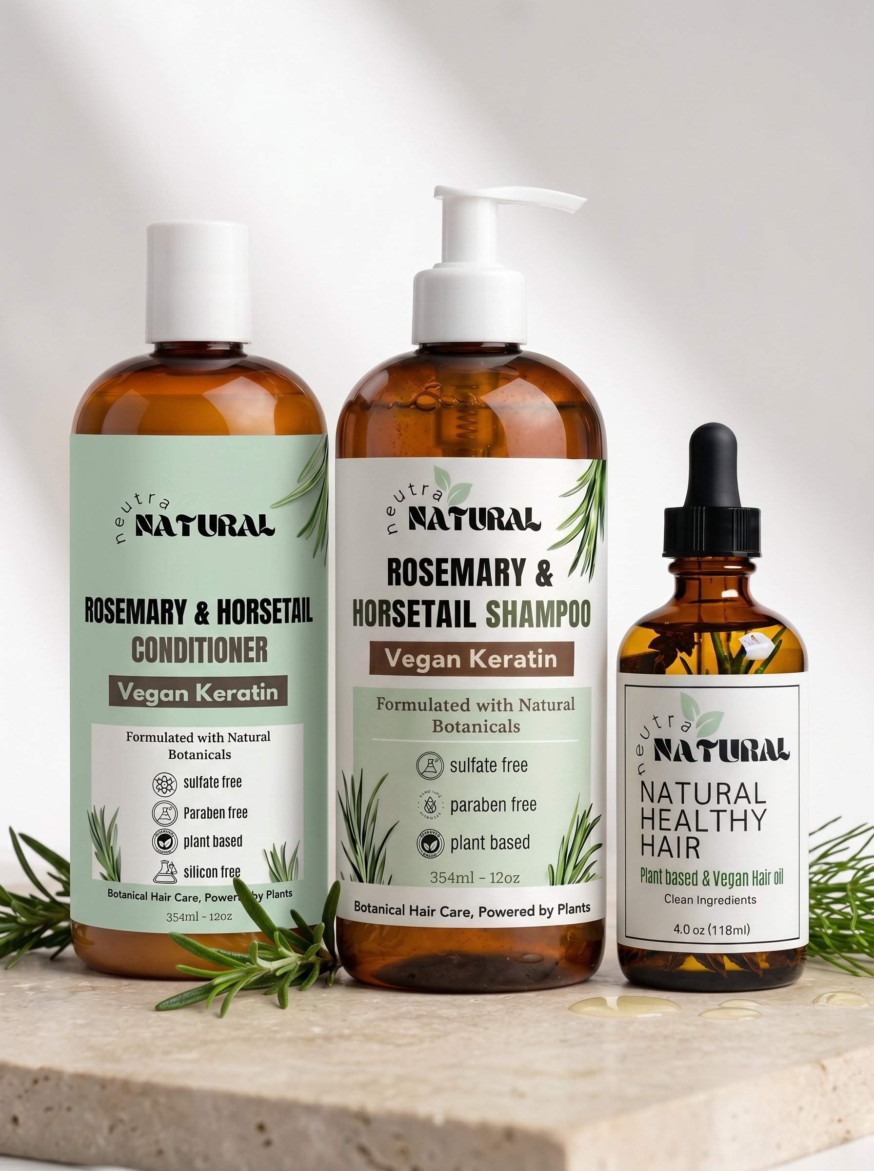 Neutra Natural Healthy Hair Aceite botanico Herbal para el Cabello